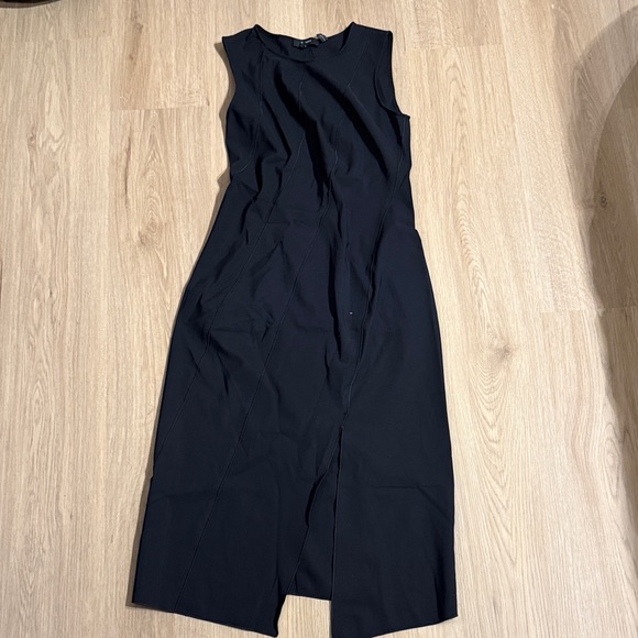 Theory Black Midi Dress - Picture 1 of 4